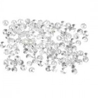 Tropfenperlen, D: 3 mm, Lochgröße 0,6 mm, Transparent, 120g [HOB-69656]