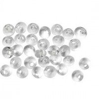 Tropfenperlen, D: 6 mm, Lochgröße 1,5 mm, Transparent, 120g, ca. 580 Stck [HOB-69660]