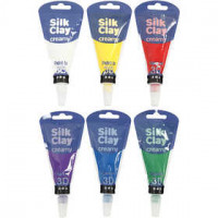 Silk Clay® Creamy - Sortiment, sortierte Farben, 6x35ml [HOB-74136]