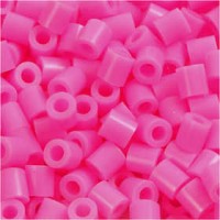 Bügelperlen, Größe 5x5 mm, Lochgröße 2,5 mm, Rosa (2), Medium, 6000Stck. [HOB-751021]