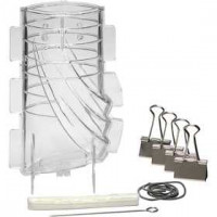 Kerzengießform, Größe 170x50 mm, Dochtstärke 18 , Kunst 2, 1Stck [HOB-79219]