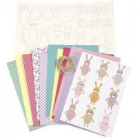 Deko-Set, Pastellfarben, Ostern, 1Set [HOB-97436]