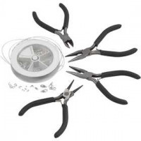 Schmuck-Bastelset mit Werkzeug, 1Set [HOB-99128]