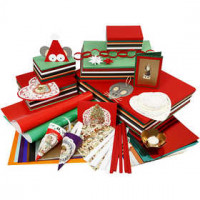 Riesen-Weihnachtsbastel-Paket, 1 Set, Sortierte Farben, Weiß [HOB-99205]