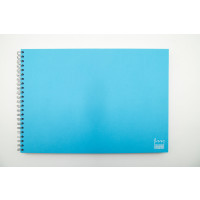 Skizzenbuch A3 Weiß Cover unbedruckt Hellblau (1 St.) [BOP-SCHBA3BL]