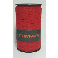 Kräuselband Cottonnex Rot Glitzer 10mm x 20 meter (1 Rolle) [HV-CTX10R]