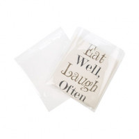 Klappenbeutel 21,5x21cm Hochtransparent (100 Stück) [B8X8]