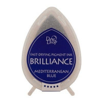 Stempelkissen Brilliance Dew drops Mediterranean Blau (1 St.) [BD-000-018]