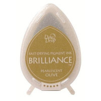 Stempelkissen Brilliance Dew drops Pearlescent Olive (1 St.) [BD-000-053]