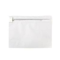 Kunststoffbeutel Mattweiß 30,5x10,2x22,9cm mit Kindersicherer Verschluss (10 Stück) [CRZ912W]
