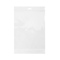 Headerbeutel 18,9x23,5cm wiederverschließbar und Kristallklar (100 Stück) [HB79]