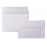 Umschläge Weiß 22,2x14,6cm Premium Undurchsichtig (50 Stück) [E140]