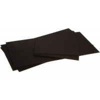 Hintergrundkarton Schwarz 27,5x35cm (20 Stück) [BACB11]