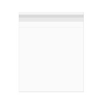 Klappenbeutel 107,8cm Hochtransparent (50 Stück) [B4234]