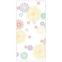 Bedruckte Beutel Feuerwerk 12,7x7,6x29,2cm mit Seitenfalten (100 Stück) [CG5FW]
