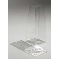Blockbodenbeutel ÖKO-freundlich 10,2x7,6x25,4cm Premium mit Seitenfalten (100 Stück) [CFBG5]