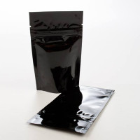 Standbodenbeutel Schwarz 23x12x34,5cm | 907 gram - (100 Stück) [ZBGM6B]