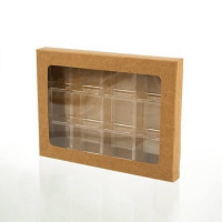 Pappschachteln für Süssigkeiten Set für 12 Stück 8,9x1,4x13,8cm (25 Stück) [CNDY271]