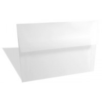 Umschläge - durchscheinendes Pergament - 9,2x5,4cm (50 Stück) [E3B0]