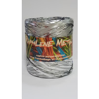 Kräuselband Raffia Metal Silber 200 meter (1 Rolle) [HV-RAM200SI]