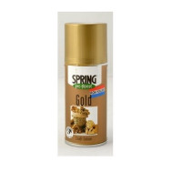 Sprühfarbe Gold 150 ml für Bastler und Floristen (1 Dose) [HV-S150GO]