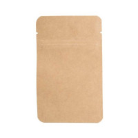 Standbodenbeutel Kraft 13x8x20,5cm | 113 Gramm (100 Stück) [ZBGSK3]