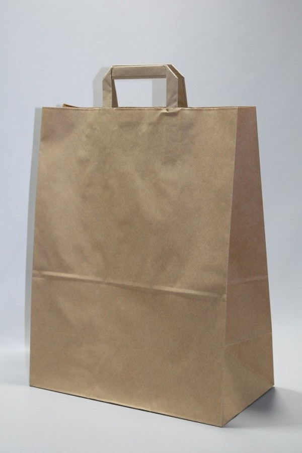 Paper Bags Brown Kraft 70 g/qm 22x11x26 cm (50 pcs) [PADB7026]